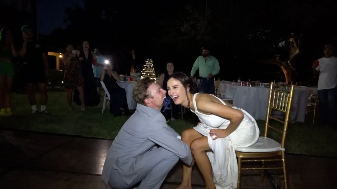 Wedding ceremony moment