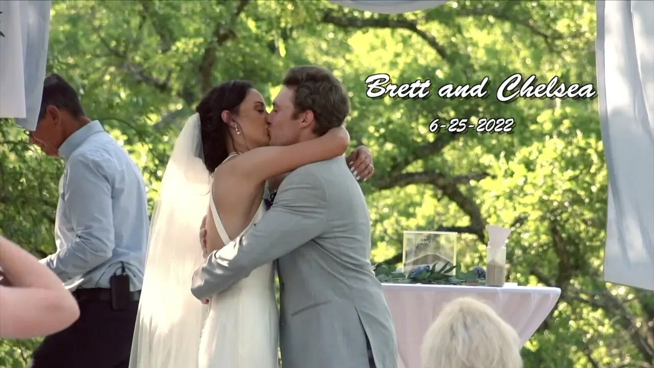 Wedding film still - couple portrait